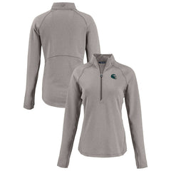 NFL Philadelphia Eagles Cutter & Buck Women's Peshastin Eco Fleece Recycled Tri-Blend Raglan Half-Zip Jacket
