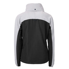 NFL Green Bay Packers Cutter & Buck Women's Charter Eco Recycled Half-Zip Hooded Anorak Jacket