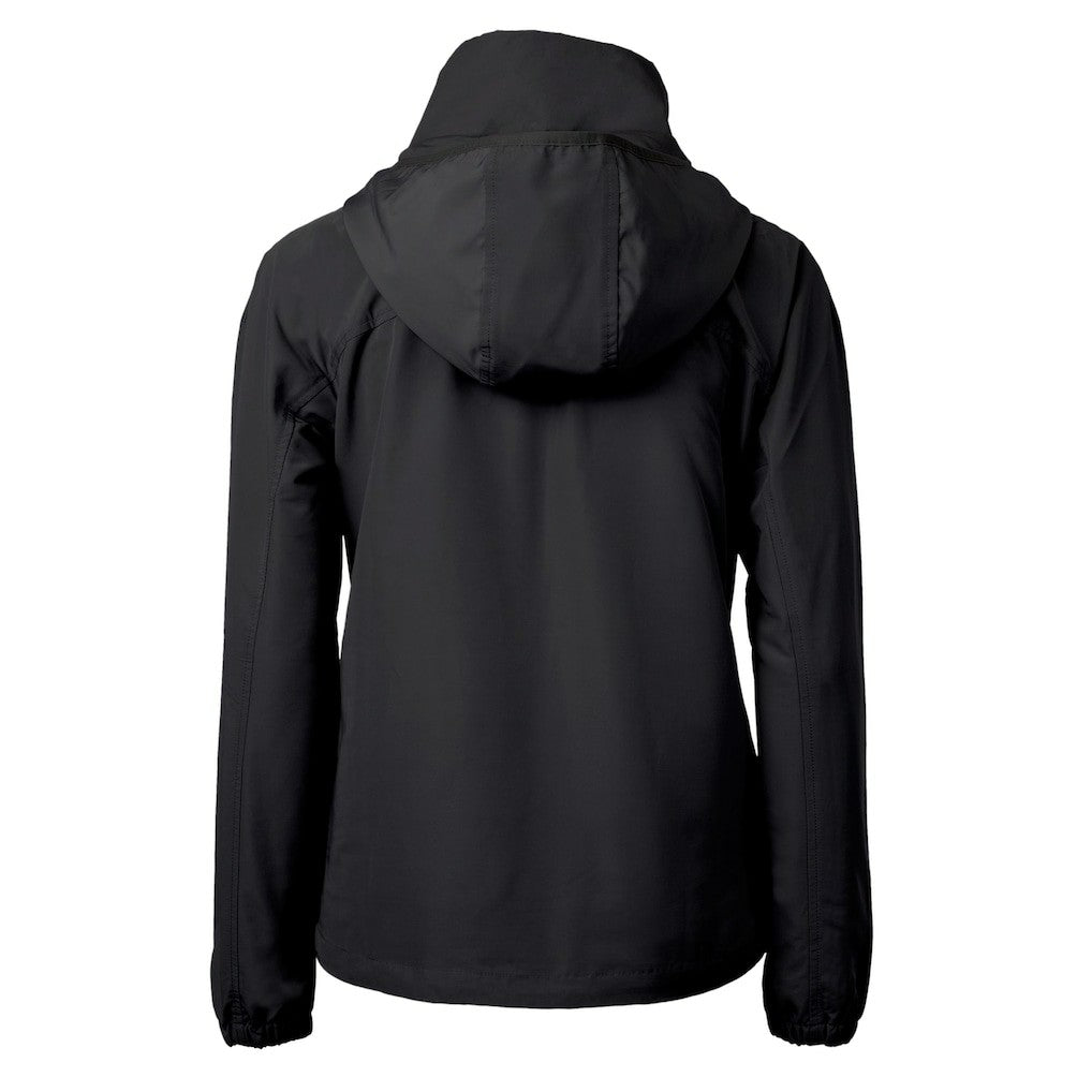 NFL San Francisco 49ers Cutter & Buck Women's Charter Eco Recycled Half-Zip Hooded Anorak Jacket