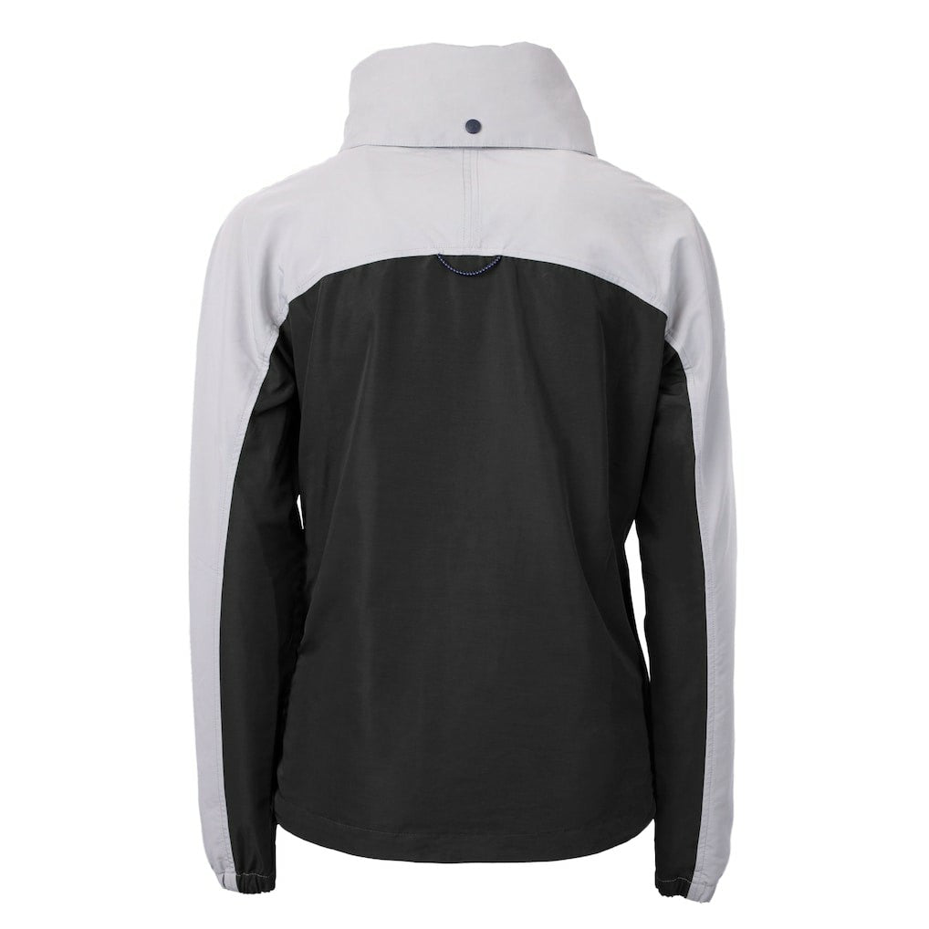 NFL Minnesota Vikings Cutter & Buck Women's Charter Eco Recycled Half-Zip Hooded Anorak Jacket