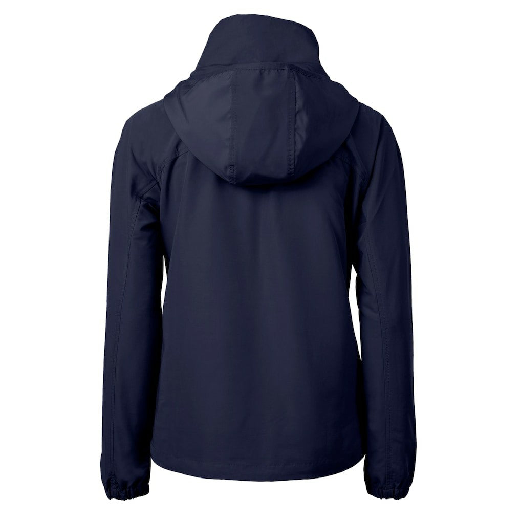NFL Buffalo Bills Cutter & Buck Women's Charter Eco Recycled Half-Zip Hooded Anorak Jacket