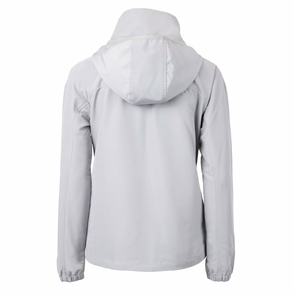 NFL Cincinnati Bengals Cutter & Buck Women's Charter Eco Recycled Half-Zip Hooded Anorak Jacket