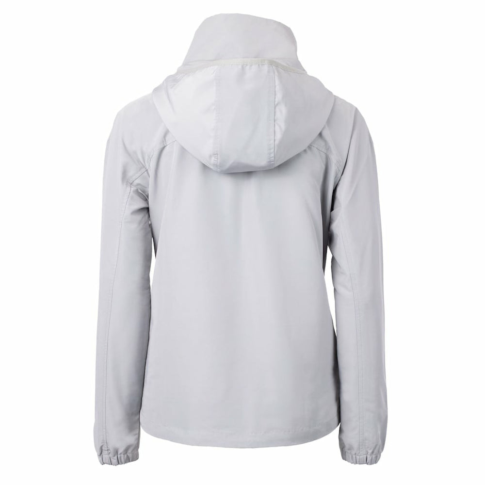 NFL Cincinnati Bengals Cutter & Buck Women's Charter Eco Recycled Half-Zip Hooded Anorak Jacket