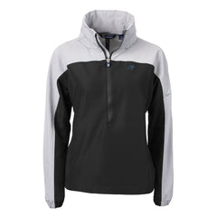 NFL Carolina Panthers Cutter & Buck Women's Charter Eco Recycled Half-Zip Hooded Anorak Jacket
