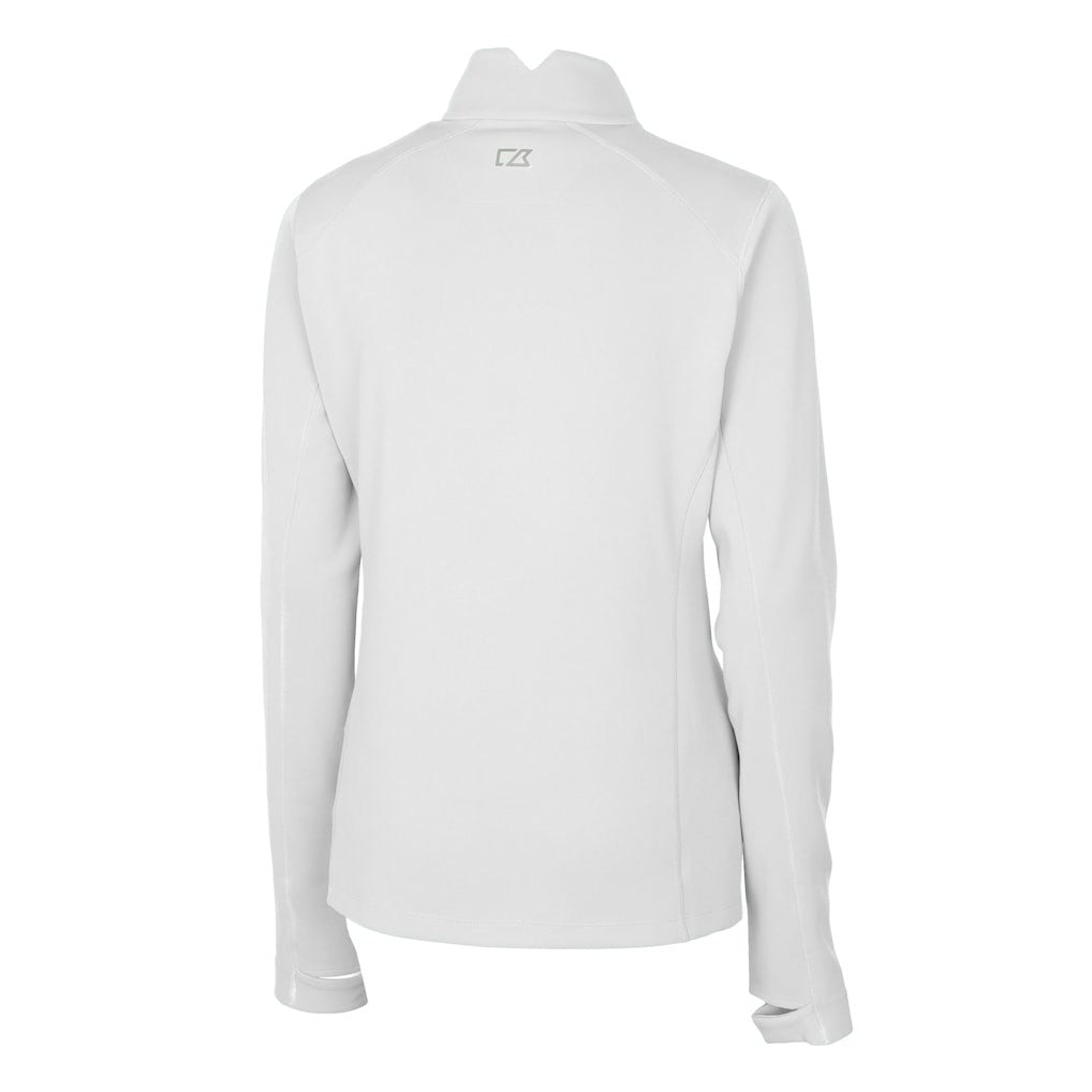 NFL San Francisco 49ers Cutter & Buck Women's Traverse Stretch Quarter-Zip Pullover Top