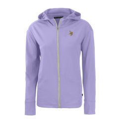 NFL Minnesota Vikings Cutter & Buck Women's Daybreak Eco Recycled Full-Zip Hoodie Jacket