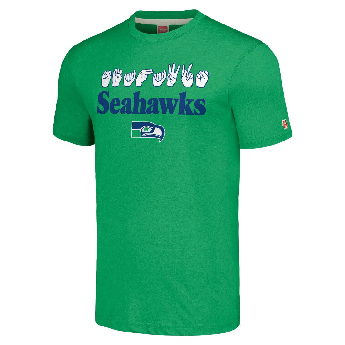 NFL Seattle Seahawks Homage Unisex The NFL ASL Collection by Love Sign American Sign Language T-Shirt