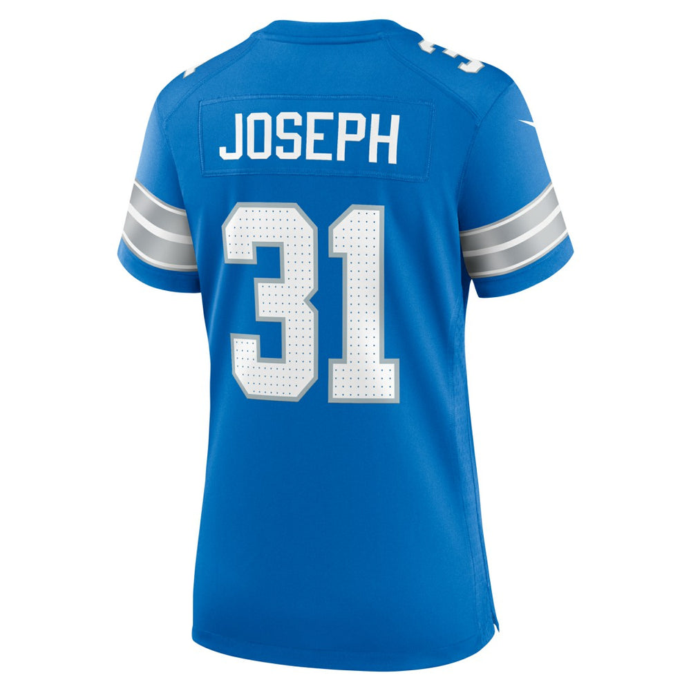 NFL Detroit Lions Kerby Joseph  Women's Team Game Jersey