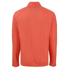 Baltimore Orioles Cutter & Buck Peshastin Eco Fleece Recycled Raglan Quarter-Zip Top - Heather Orange