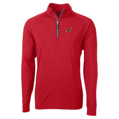 NFL Arizona Cardinals Cutter & Buck Adapt Eco DryTec Raglan Quarter-Zip Jacket