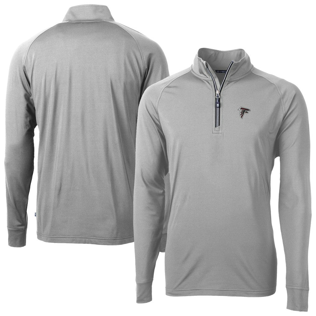 NFL Atlanta Falcons Cutter & Buck Adapt Eco DryTec Raglan Quarter-Zip Jacket