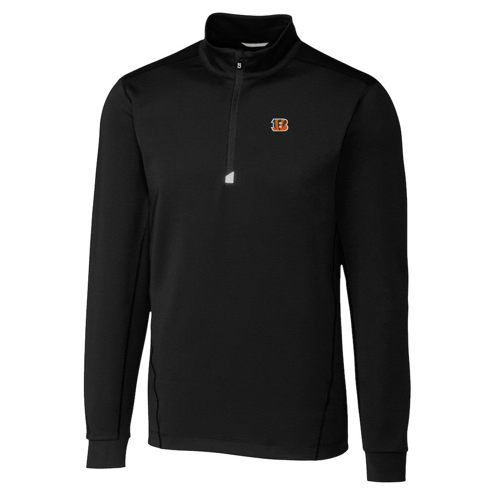NFL Cincinnati Bengals Cutter & Buck Traverse Stretch Quarter-Zip Top