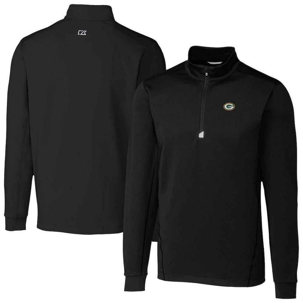 NFL Green Bay Packers Cutter & Buck Traverse Stretch Quarter-Zip Top