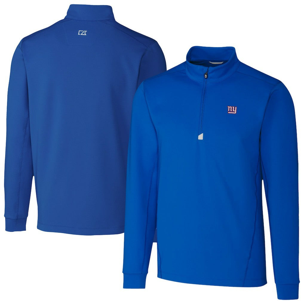 NFL New York Giants Cutter & Buck Traverse Stretch Quarter-Zip Top