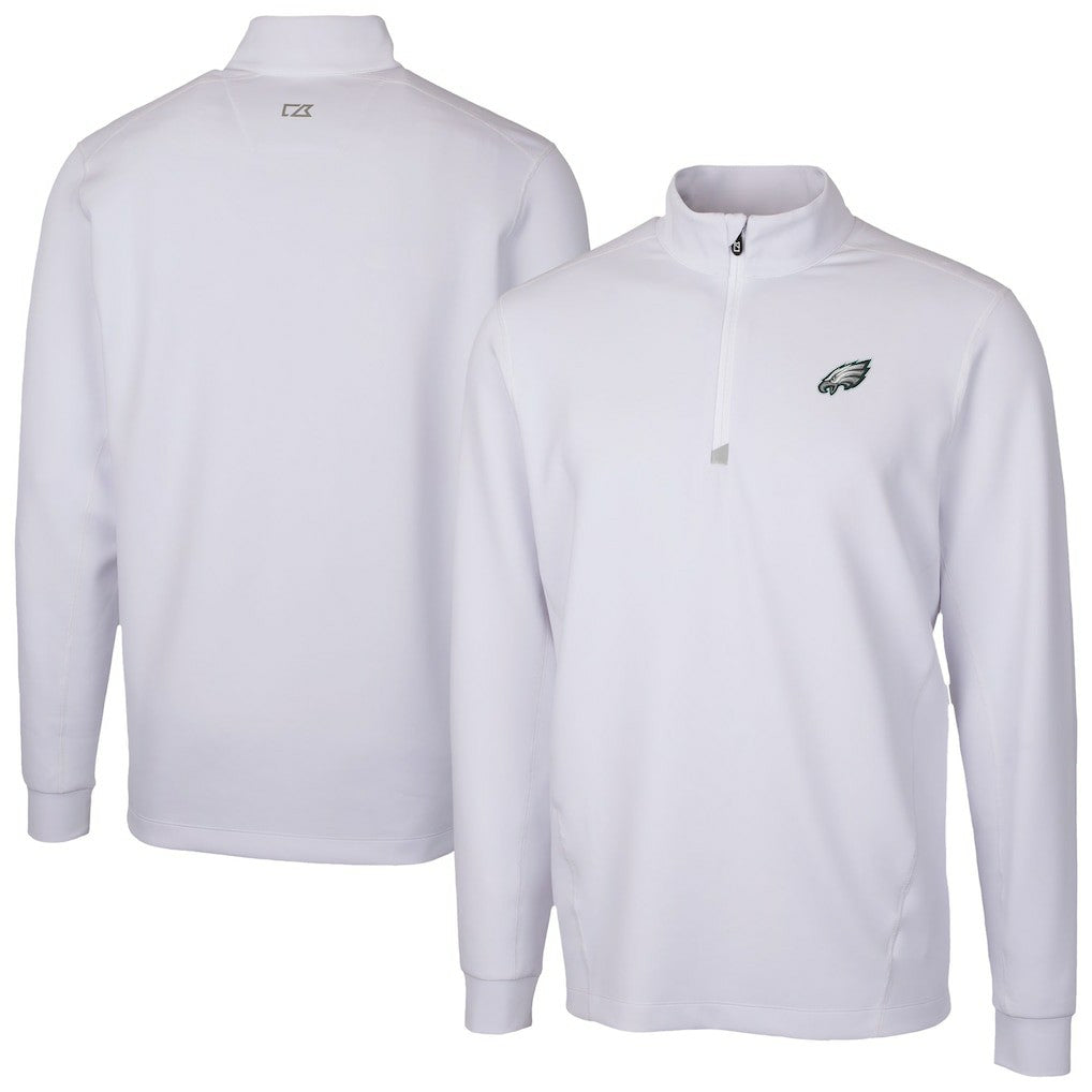 NFL Philadelphia Eagles Cutter & Buck Traverse Stretch Quarter-Zip Top