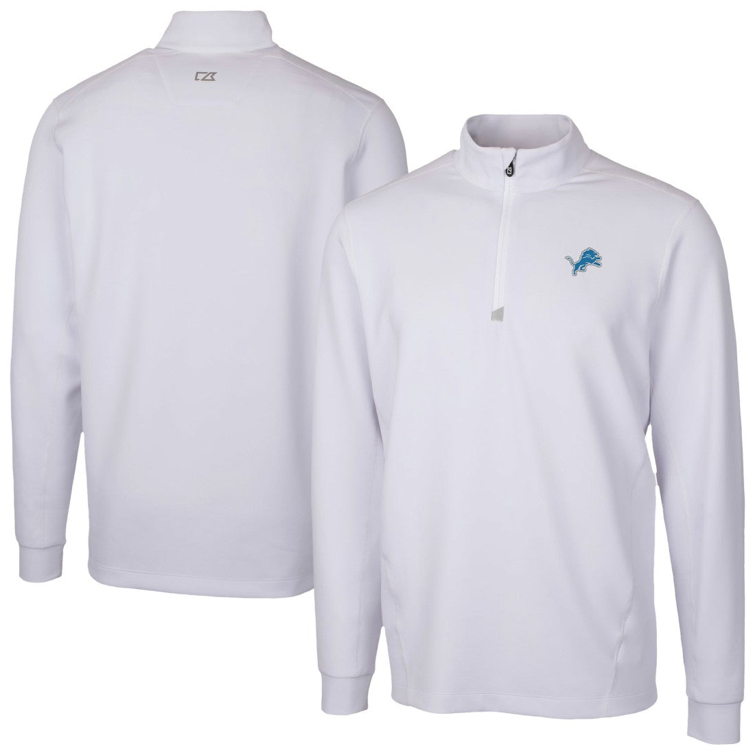 NFL Detroit Lions Cutter & Buck Traverse Stretch Quarter-Zip Top