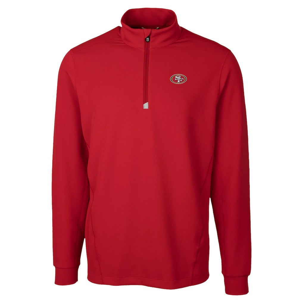 NFL San Francisco 49ers Cutter & Buck Traverse Stretch Quarter-Zip Top
