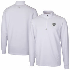 NFL Las Vegas Raiders Cutter & Buck Traverse Stretch Quarter-Zip Top