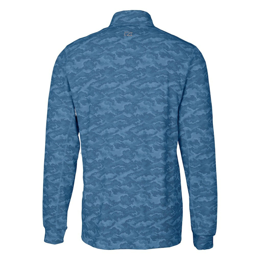 NFL New York Giants Cutter & Buck Traverse Camo Print Stretch Quarter-Zip Top