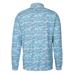 NFL Indianapolis Colts Cutter & Buck Traverse Camo Print Stretch Quarter-Zip Pullover Top