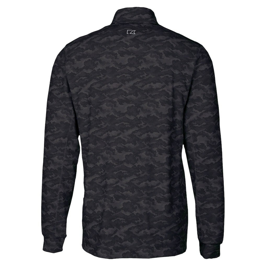 NFL Buffalo Bills Cutter & Buck Traverse Camo Print Stretch Quarter-Zip Top