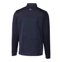 NFL New York Giants Cutter & Buck Traverse Stripe Stretch DryTec Quarter-Zip Top