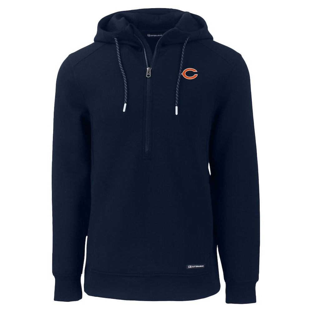 NFL Chicago Bears Cutter & Buck Roam Eco Recycled Half-Zip Hoodie