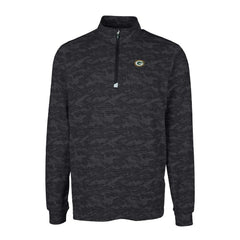 NFL Green Bay Packers Cutter & Buck Big & Tall Traverse Eco Camo Tri-Blend DryTec Quarter-Zip Jacket