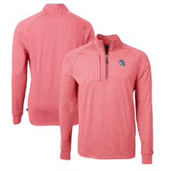NFL Buffalo Bills Cutter & Buck Big & Tall Adapt Eco Raglan Quarter-Zip Jacket