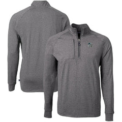 NFL Carolina Panthers Cutter & Buck Big & Tall Adapt Eco Raglan Quarter-Zip Jacket