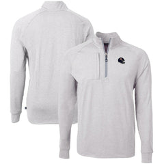 NFL Chicago Bears Cutter & Buck Big & Tall Adapt Eco Raglan Quarter-Zip Jacket