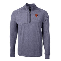 NFL Chicago Bears Cutter & Buck Big & Tall Adapt Eco Raglan Quarter-Zip Jacket