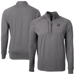 NFL Pittsburgh Steelers Cutter & Buck Big & Tall Adapt Eco Raglan Quarter-Zip Jacket