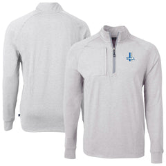 NFL Detroit Lions Cutter & Buck Big & Tall Adapt Eco Raglan Quarter-Zip Jacket