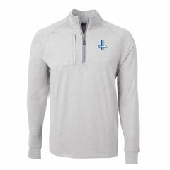 NFL Detroit Lions Cutter & Buck Big & Tall Adapt Eco Raglan Quarter-Zip Jacket