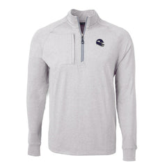 NFL Minnesota Vikings Cutter & Buck Big & Tall Adapt Eco Raglan Quarter-Zip Jacket