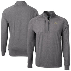 NFL Baltimore Ravens Cutter & Buck Big & Tall Adapt Eco Raglan Quarter-Zip Jacket