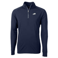 NFL Buffalo Bills Cutter & Buck Big & Tall Adapt Eco DryTec Raglan Quarter-Zip Jacket