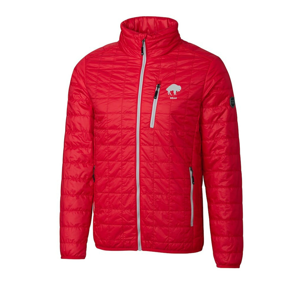 NFL Buffalo Bills Cutter & Buck Big & Tall Rainier PrimaLoft Eco Insulated Full-Zip Puffer Jacket
