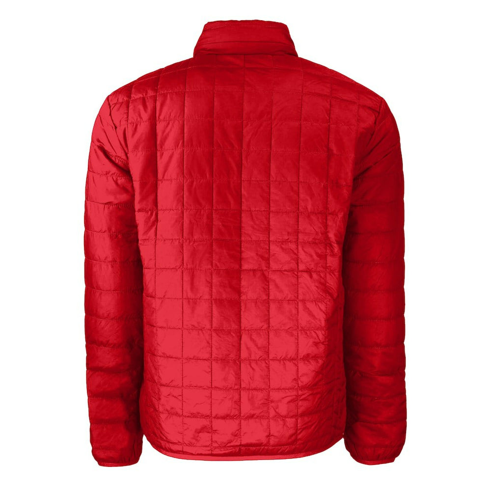 NFL New England Patriots Cutter & Buck Big & Tall Rainier PrimaLoft Eco Insulated Full-Zip Hoodie Puffer Jacket
