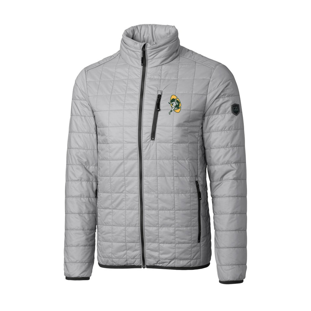 NFL Green Bay Packers Cutter & Buck Big & Tall Rainier PrimaLoft Eco Insulated Full-Zip Puffer Jacket