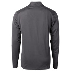 NFL Minnesota Vikings Cutter & Buck Big & Tall Virtue Eco Pique Micro Stripe Tri-Blend Quarter-Zip Jacket