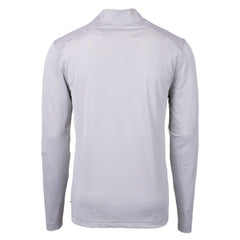 NFL Buffalo Bills Cutter & Buck Big & Tall Virtue Eco Pique Micro Stripe Tri-Blend Quarter-Zip Jacket
