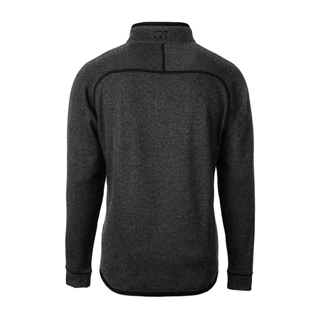 NFL Miami Dolphins Cutter & Buck Big & Tall Mainsail Sweater-Knit Half-Zip Jacket