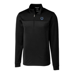 NFL Indianapolis Colts Cutter & Buck Traverse Eco Stripe Tri-Blend DryTec Quarter-Zip Jacket