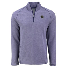 NFL Baltimore Ravens Cutter & Buck Peshastin Eco Fleece Tri-Blend Raglan Recycled Quarter-Zip Jacket