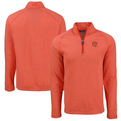 NFL Cincinnati Bengals Cutter & Buck Peshastin Eco Fleece Tri-Blend Raglan Recycled Quarter-Zip Jacket