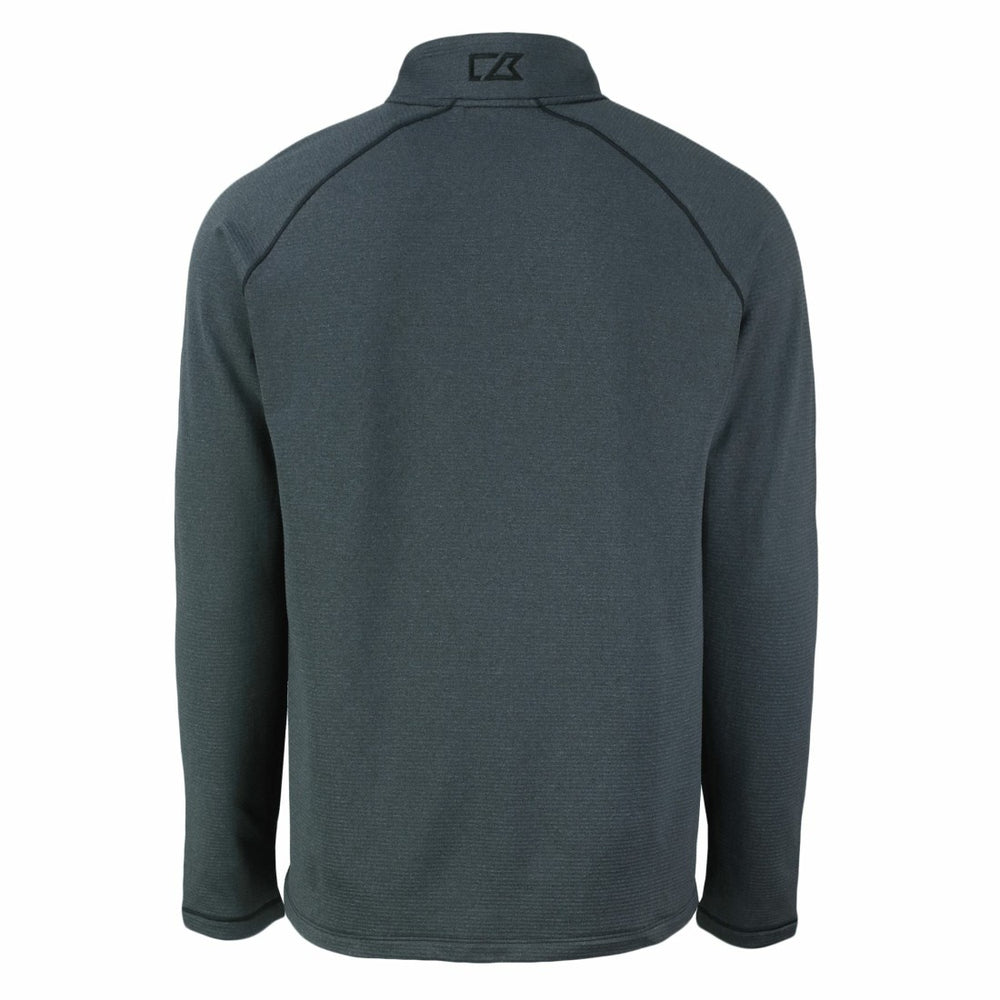 NFL Green Bay Packers Cutter & Buck Peshastin Eco Fleece Tri-Blend Raglan Recycled Quarter-Zip Jacket