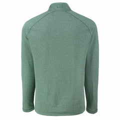NFL Green Bay Packers Cutter & Buck Peshastin Eco Fleece Tri-Blend Raglan Recycled Quarter-Zip Jacket