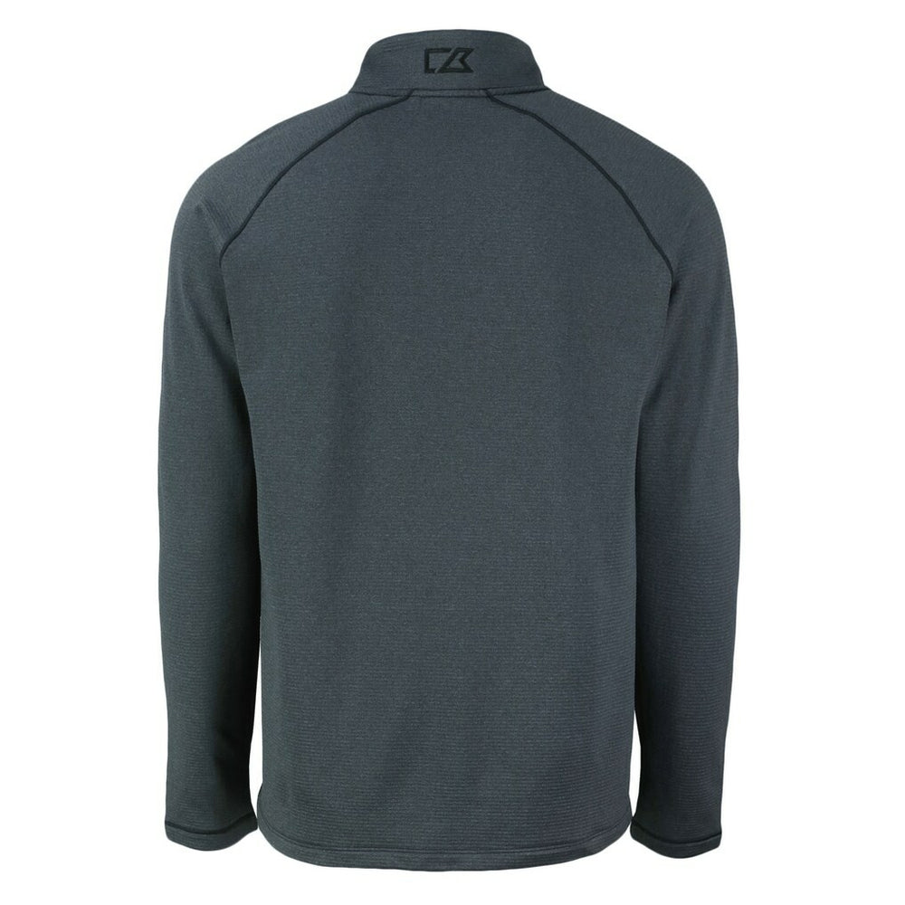NFL Green Bay Packers Cutter & Buck Peshastin Eco Fleece Tri-Blend Raglan Recycled Quarter-Zip Jacket